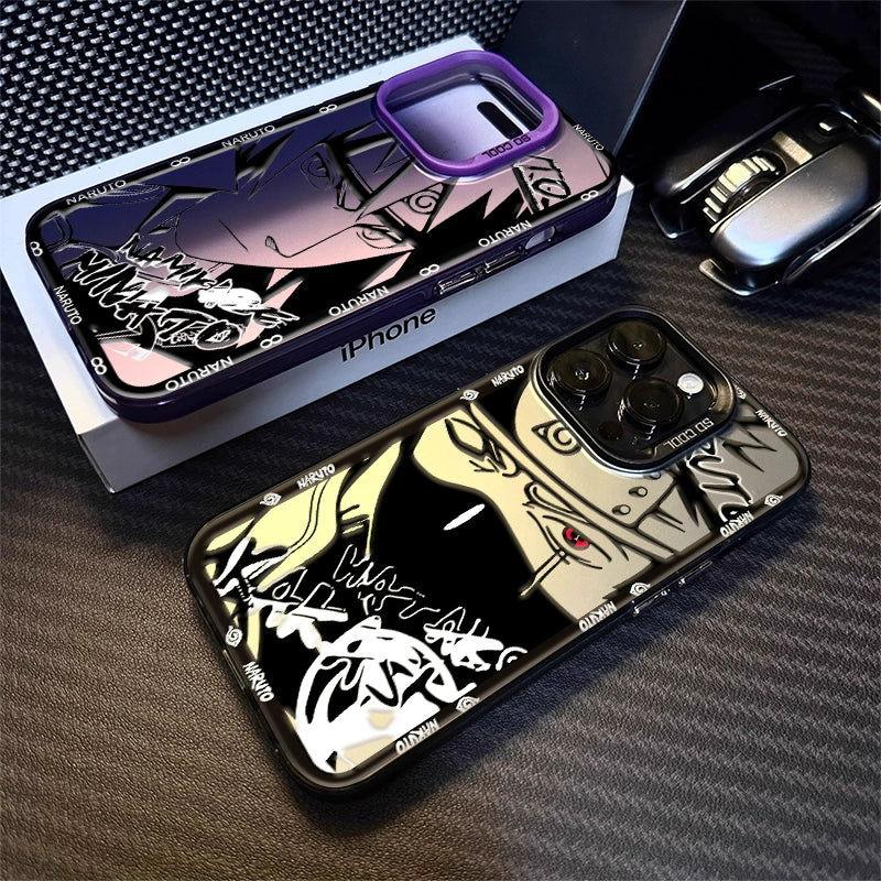 Naruto Uchiha Sasuke Phone Case Electroplating - HelloAnimeCases