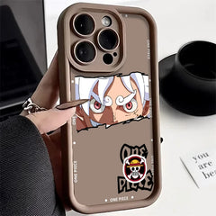 New One Piece Luffy Zoro Nami Silicone Phone Case For iPhone