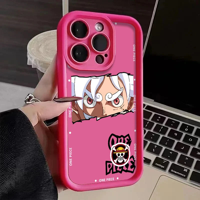 New One Piece Luffy Zoro Nami Silicone Phone Case For iPhone