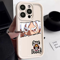 New One Piece Luffy Zoro Nami Silicone Phone Case For iPhone