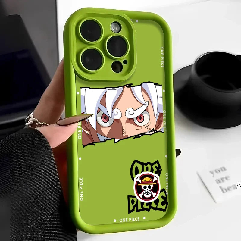 New One Piece Luffy Zoro Nami Silicone Phone Case For iPhone