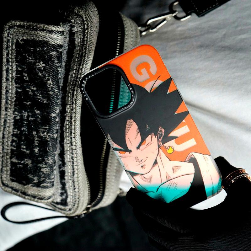 New Dragon Ball Saiyan Laser Anime Phone Case for Iphone Series - HelloAnimeCases