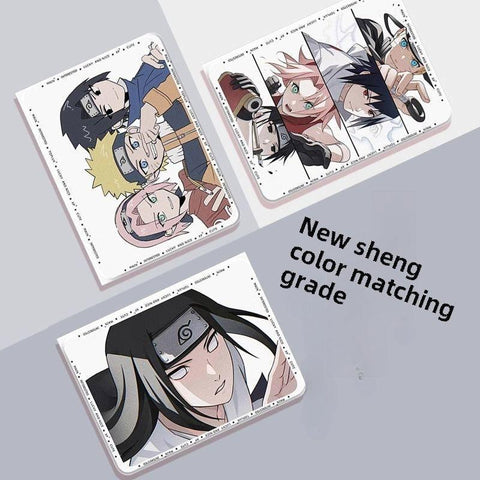 New Naruto iPad Tablet Case Textural Style - HelloAnimeCases