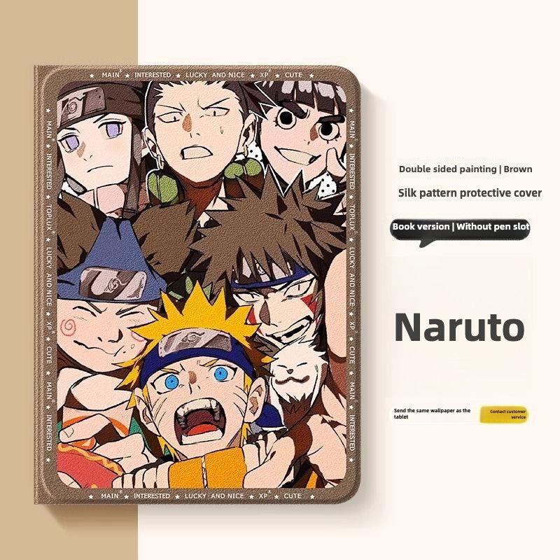 New Naruto iPad Tablet Case Textural Style - HelloAnimeCases