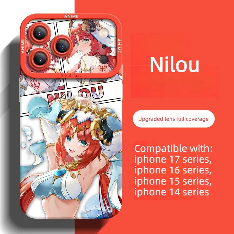 Genshin Impact Silicone Anime Phone Case Cover