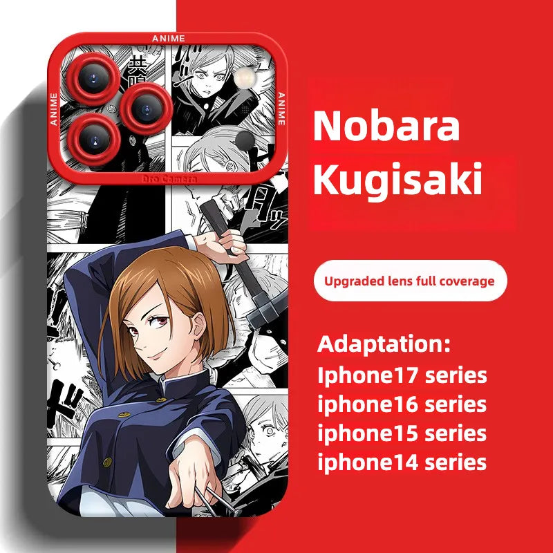 Anime Jujutsu Kaisen Satoru Gojo Funda para teléfono serie iPhone 17