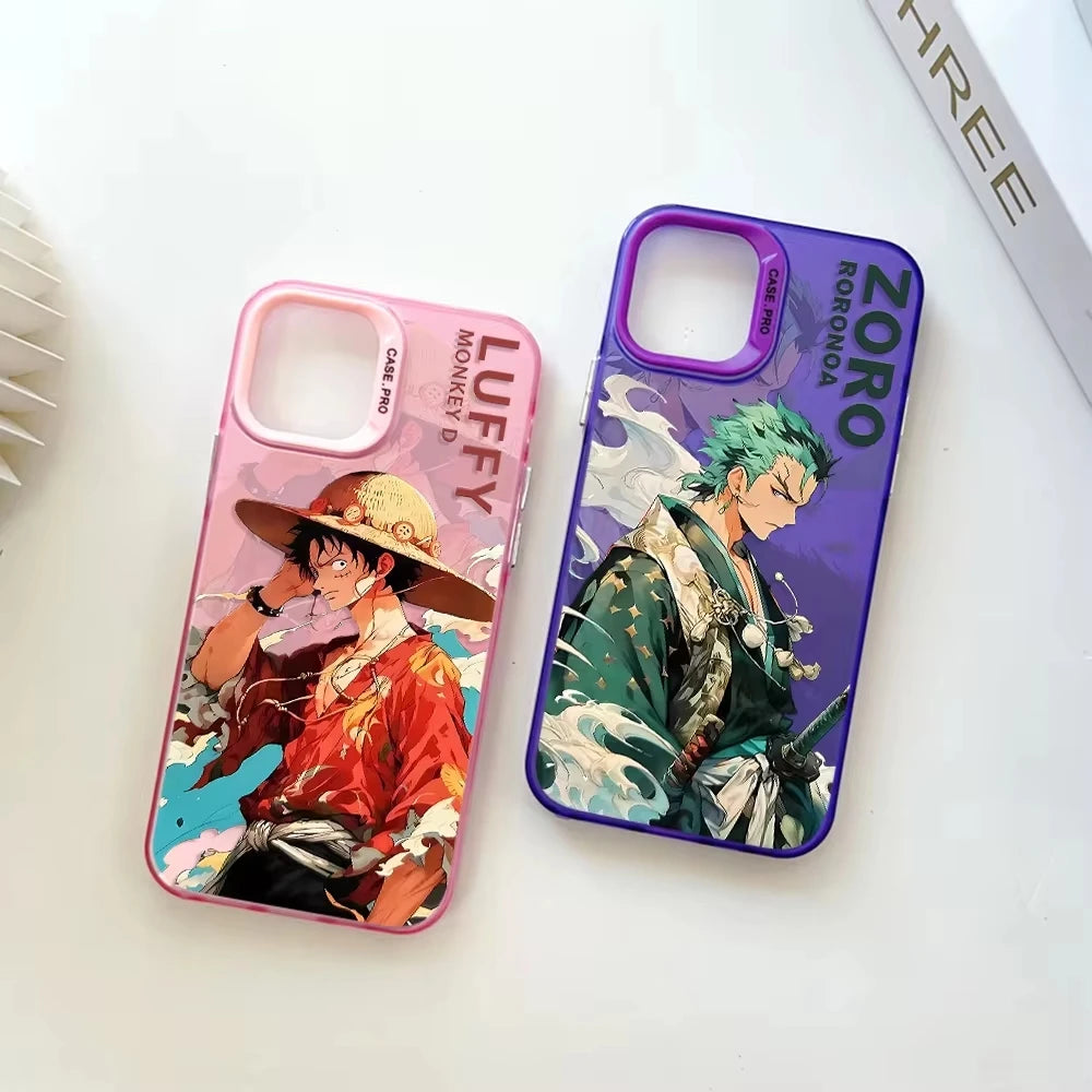 One Pieces Luffys Zoros Phone Case For iPhone