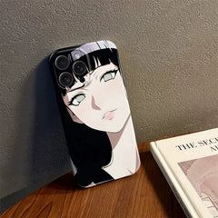 Anime Naruto Hyuuga Hinata Phone Anime Case For iPhone