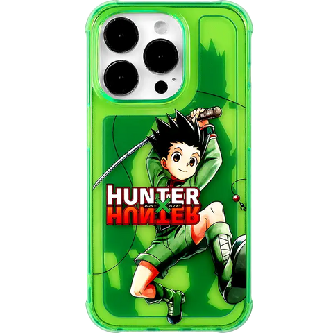 Hunter × Hunter GON·FREECSS Anime Bright Green Clear Phone Case Cover