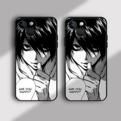 Death Note Silicone Anime Phone Cases for Iphone 16 Series