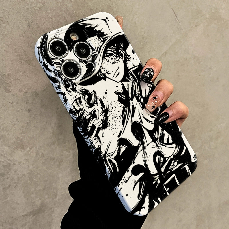 Ink Painting ONE PIECE Hard Anime Phone Case Anti-drop for Iphone Series