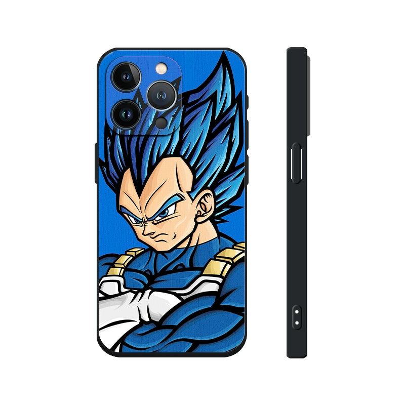 Blue Vegeta Anime Phone Case For iPhone