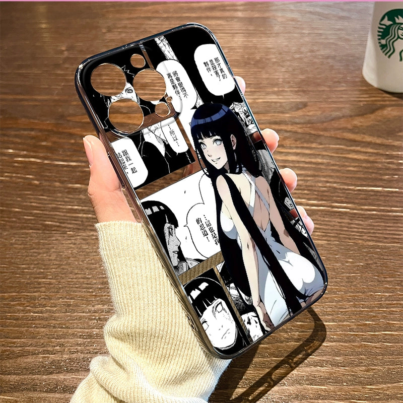 Anime Naruto Hyuuga Hinata Anime Phone Case For iPhone 16 Series