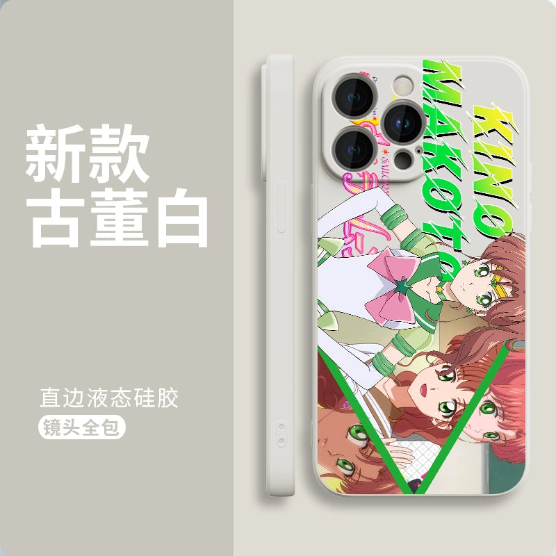 Sailor Moon silicone anime phone case for Apple iPhone