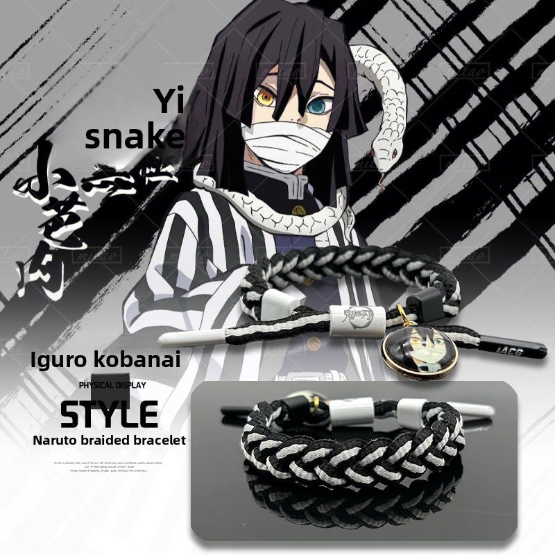 Demon Slayer Handmade Woven Bracelet