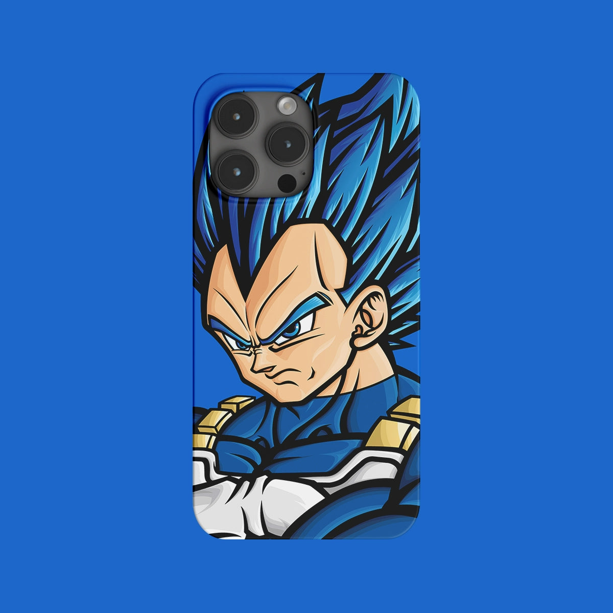 Blue Vegeta Anime Phone Case For iPhone