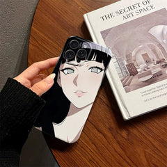 Anime Naruto Hyuuga Hinata Phone Anime Case For iPhone