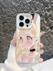 Funda para teléfono con láser Sailor Moon para iPhone