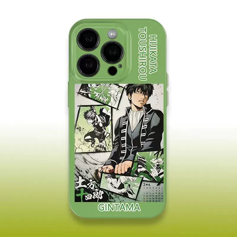 Gintama Hijikata Toshirou Anime Phone Case iPhone Hard PC Case