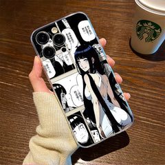 Anime Naruto Hyuuga Hinata Anime Phone Case For iPhone 16 Series