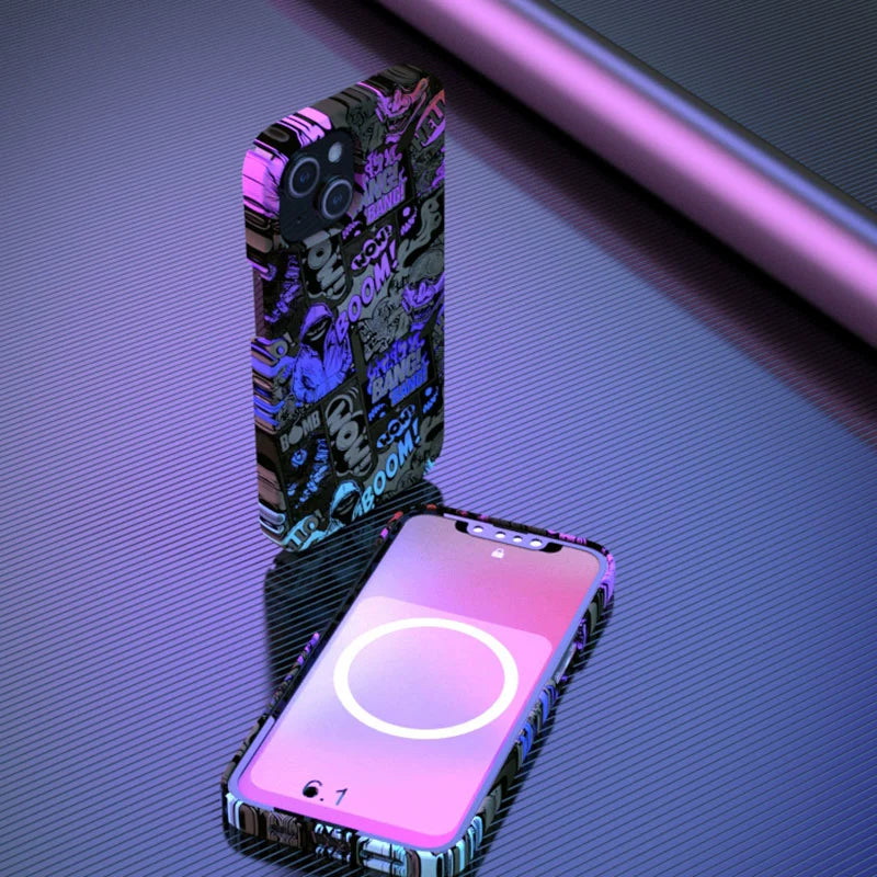 Design Graffiti Magsafe Magnetic Phone Case for IPhone Series