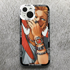 Super Burning My Hero Academy Soft Transparent Anime Phone Case for Iphone 16 Series