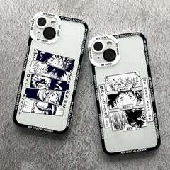 Super Burning My Hero Academy Apple Soft Transparent Anime Phone Case