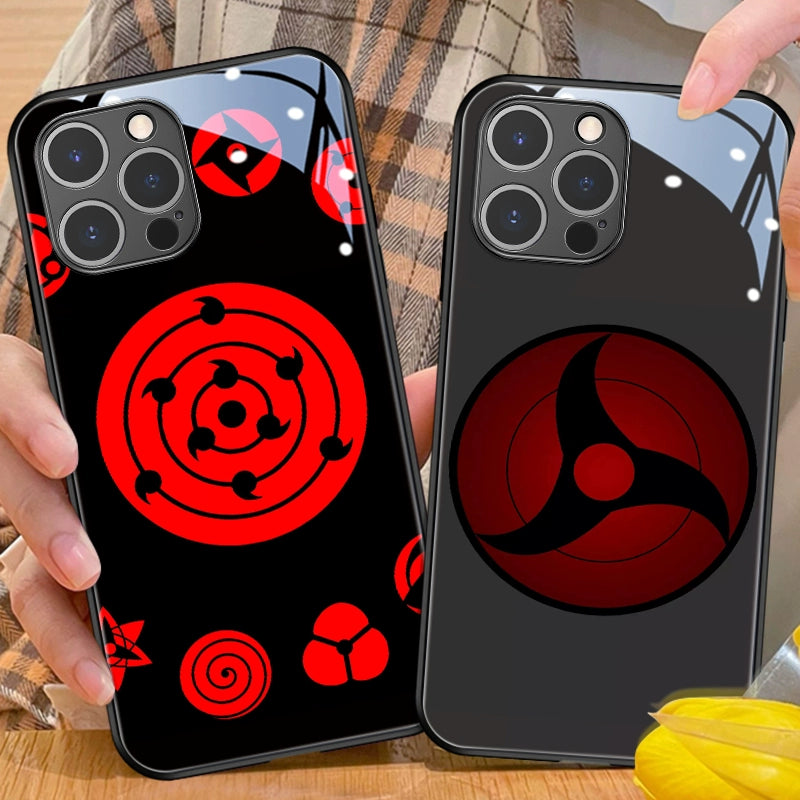 Naruto Apple Wheel Eye Phone Case