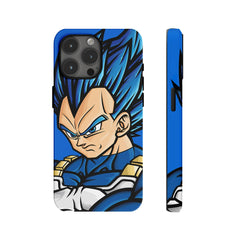 Blue Vegeta Anime Phone Case For iPhone