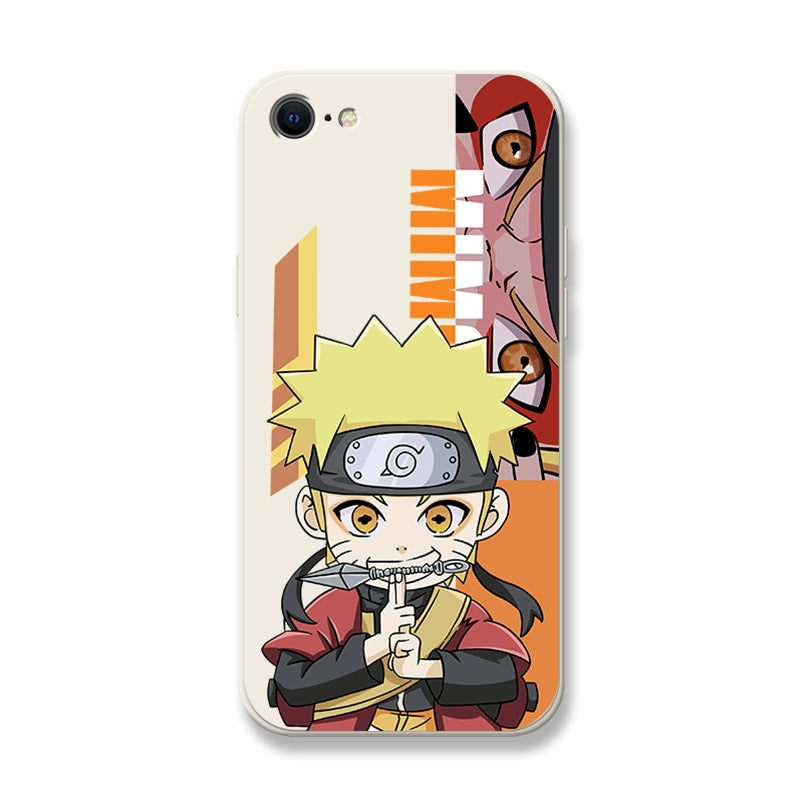 Naruto Apple Liquid Soft Silicone Phone Case