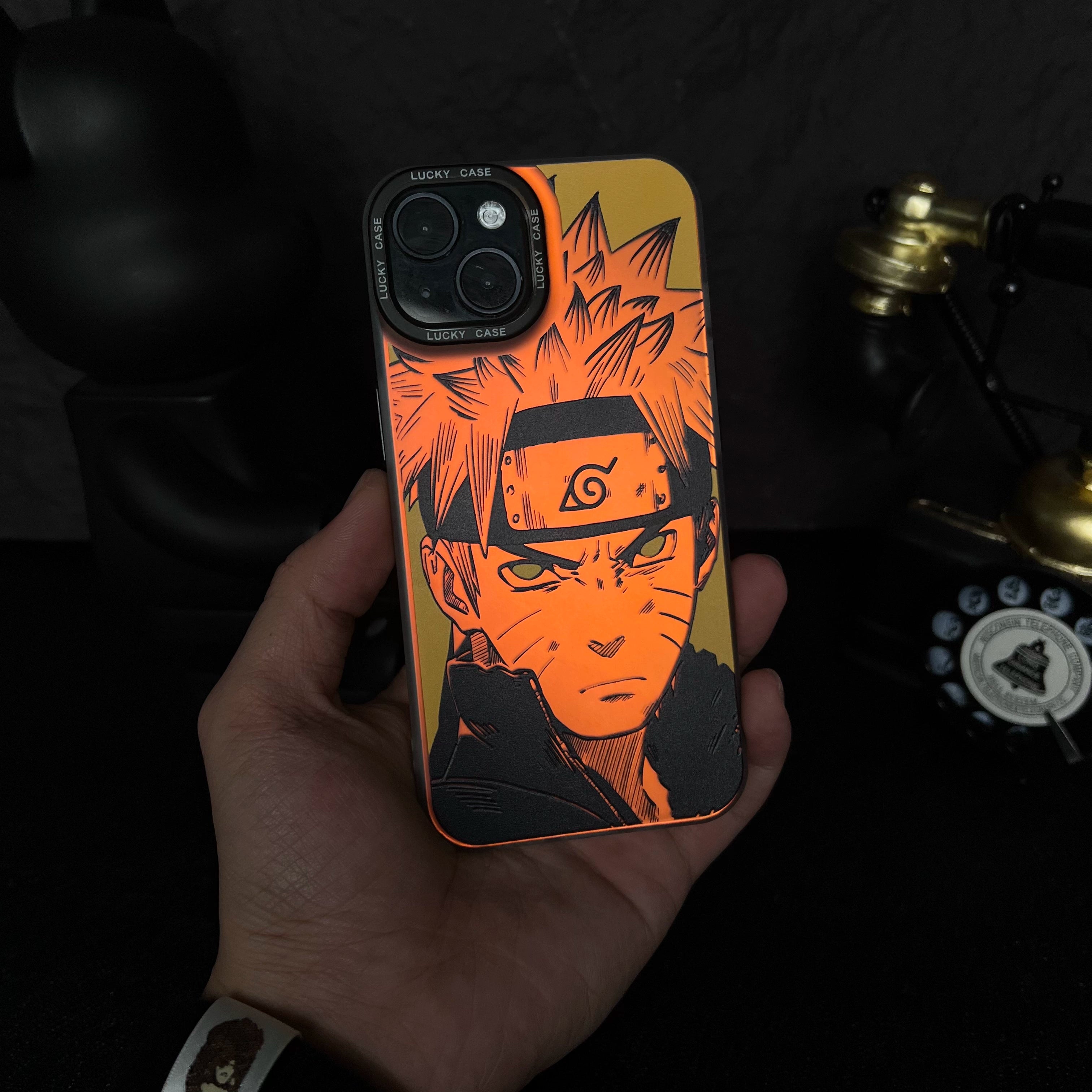 Anime Naruto Lase Phone Case For iPhone