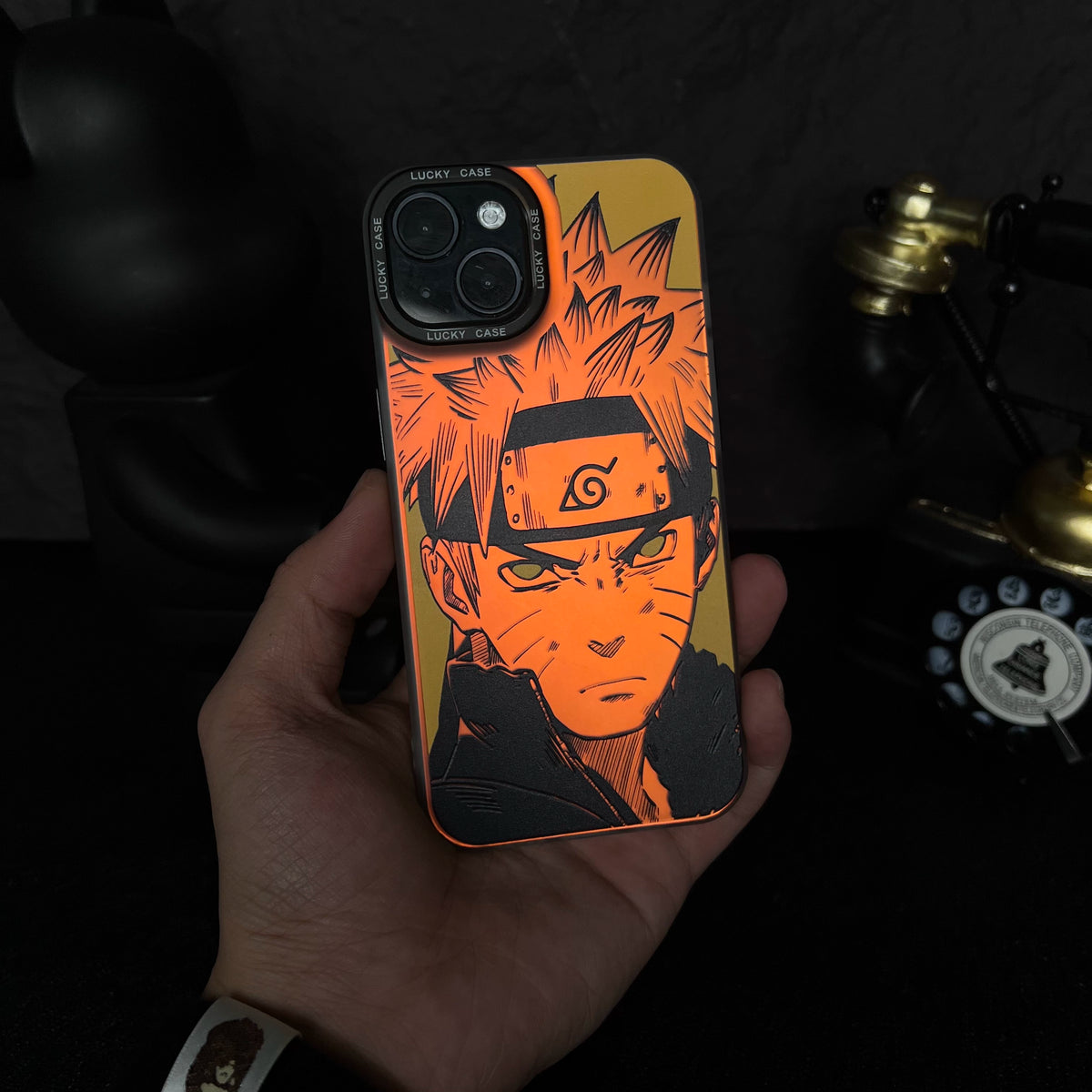 Anime Naruto Lase Phone Case For iPhone