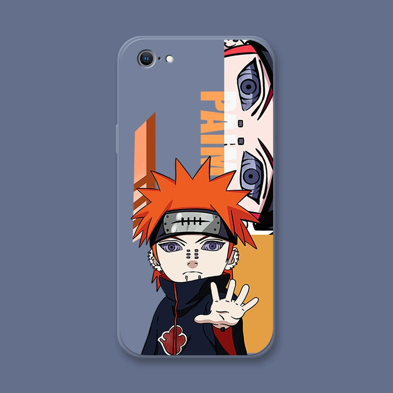 Naruto Apple Liquid Soft Silicone Phone Case