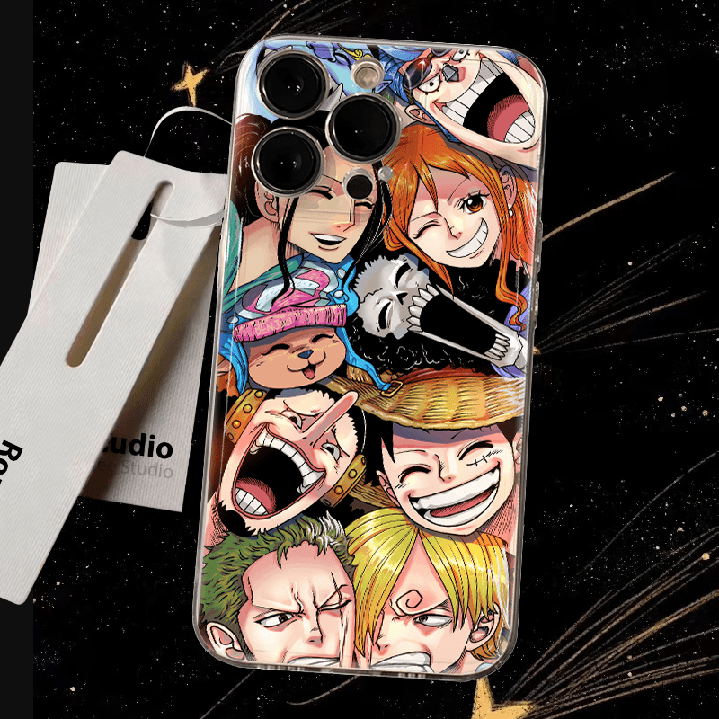 ONE PIECE Family Transparent TPU Phone Case