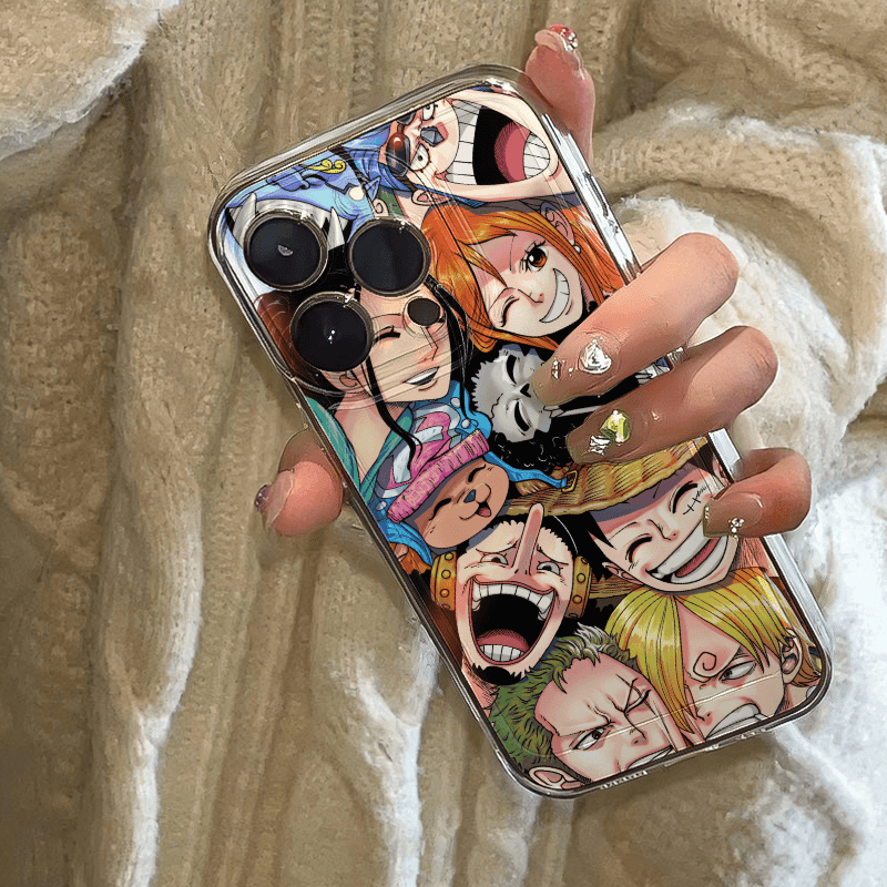 ONE PIECE Family Transparent TPU Phone Case