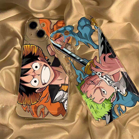 ONE PIECE Luffy Roronoa Zoro Phone Case - HelloAnimeCases