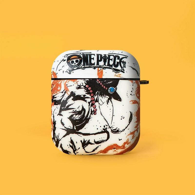 ONE PIECE Luffy Zoro AirPods Case with Keychain Loop - HelloAnimeCases