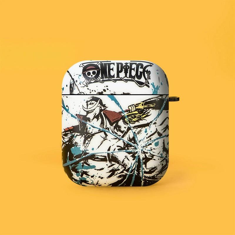 ONE PIECE Luffy Zoro AirPods Case with Keychain Loop - HelloAnimeCases