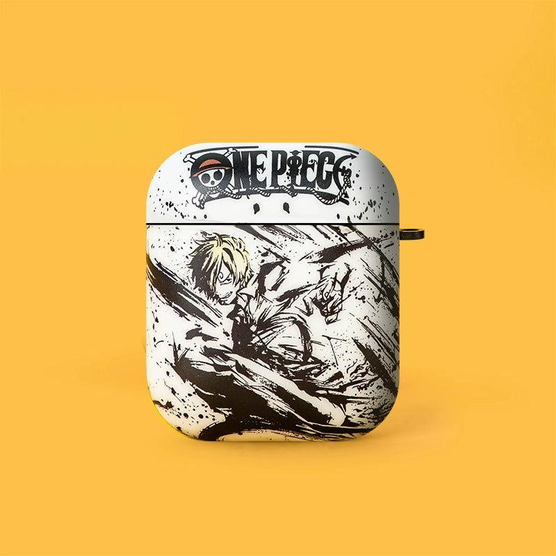 ONE PIECE Luffy Zoro AirPods Case with Keychain Loop - HelloAnimeCases