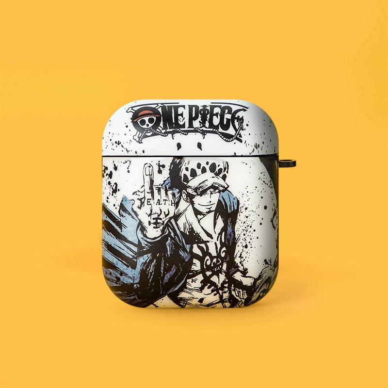 ONE PIECE Luffy Zoro AirPods Case with Keychain Loop - HelloAnimeCases