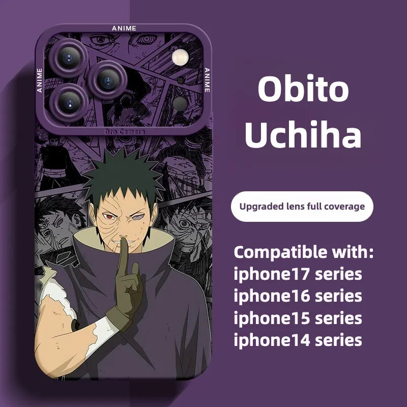 Naruto Obito Uchiha Anime Phone Cases Silicone Case Cover