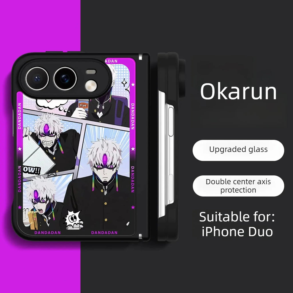 Dandadan Anime iPhone Duo Case Glass Magsafe Phone Case