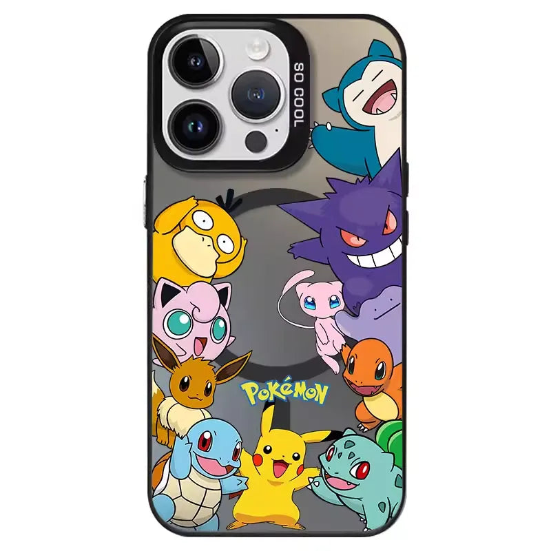 Anime Pokemon Family Portrait Magsafe Phone Case Cover