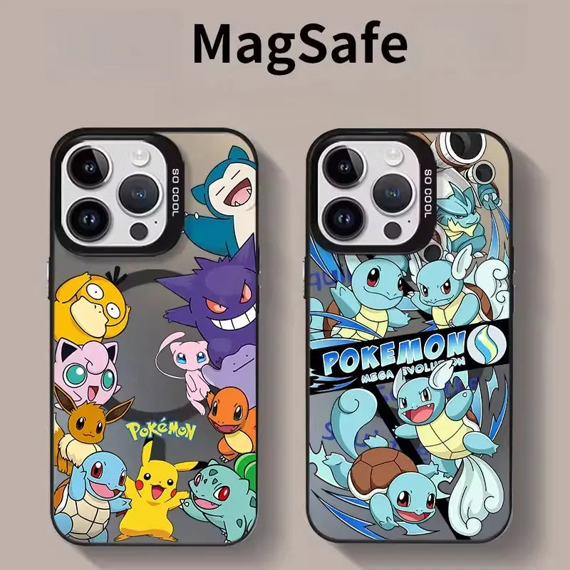 Anime Pokemon Family Portrait Magsafe Phone Case Cover