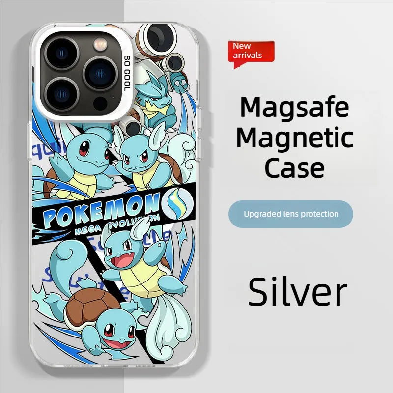 Anime Pokemon Family Portrait Magsafe Phone Case Cover