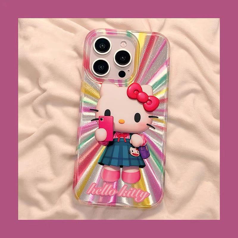 Pink Kitty Cute Phone Case - HelloAnimeCases