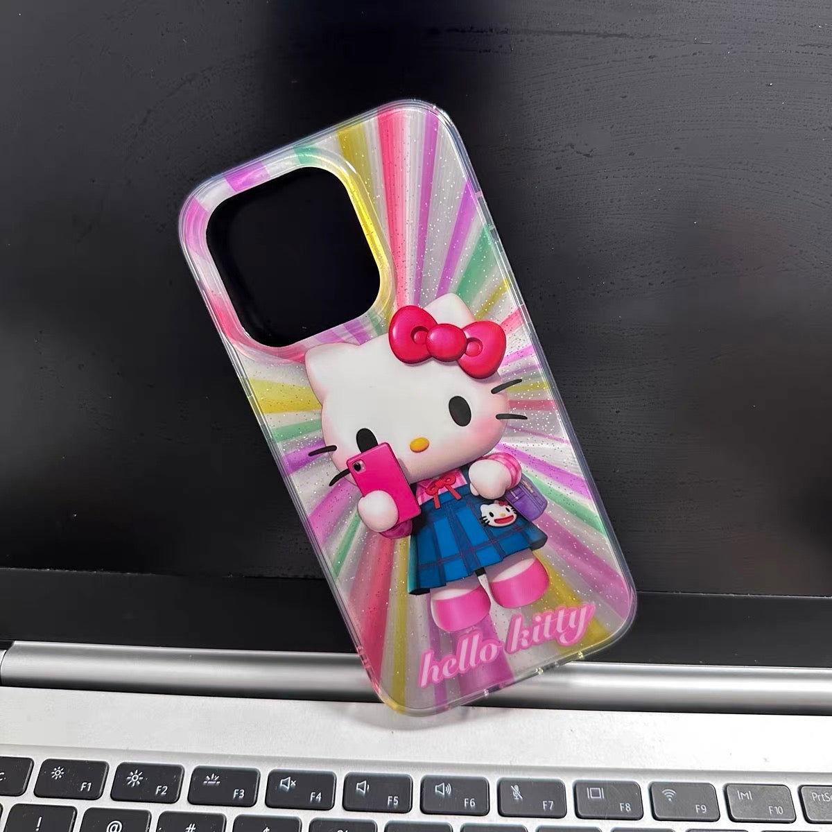 Pink Kitty Cute Phone Case - HelloAnimeCases