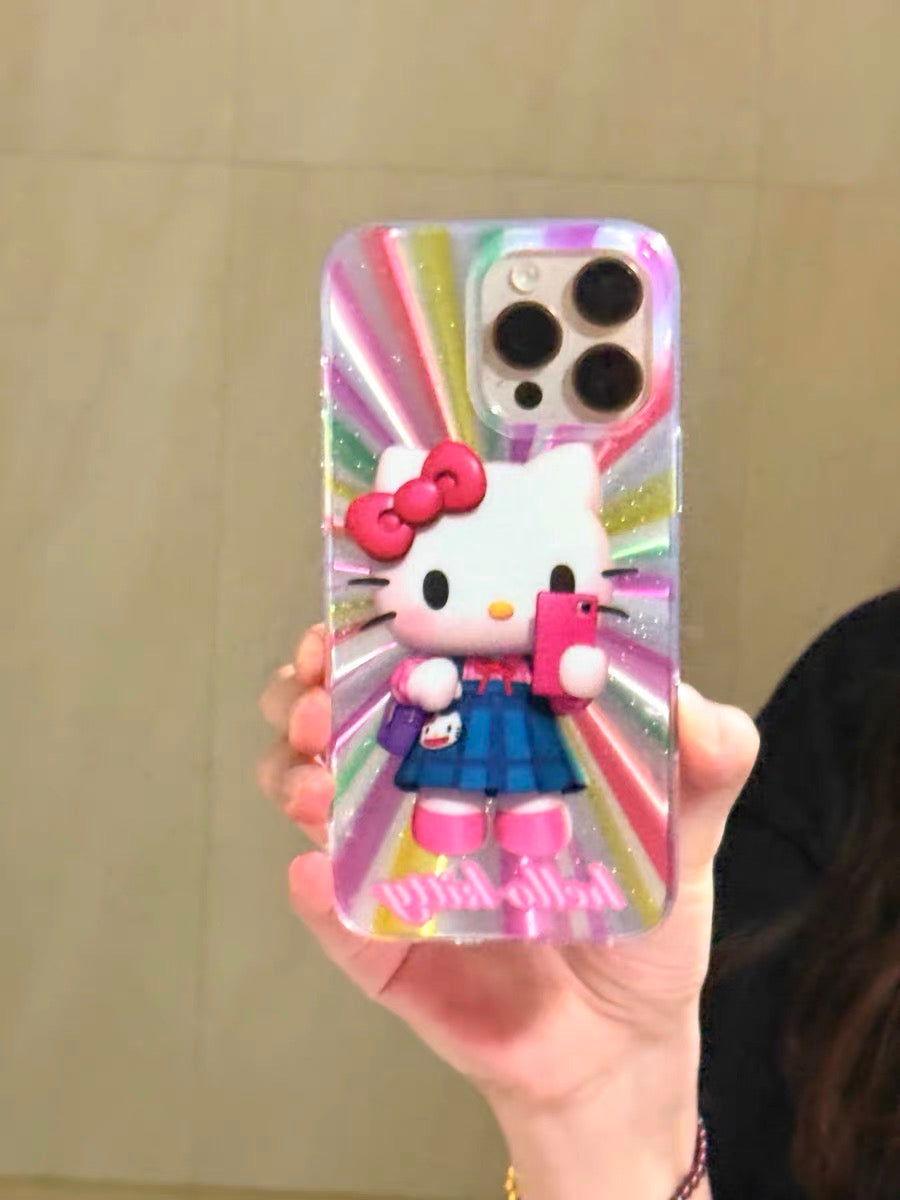 Pink Kitty Cute Phone Case - HelloAnimeCases