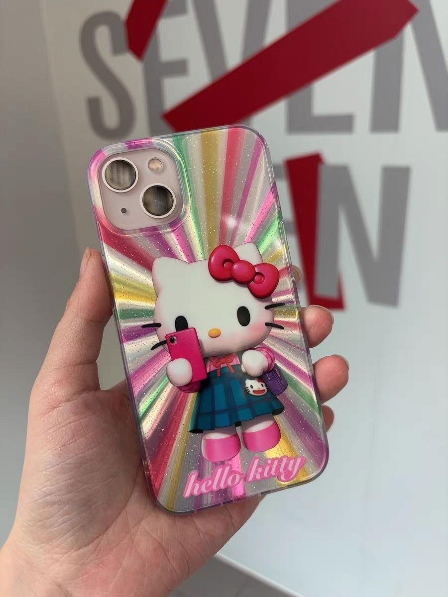 Pink Kitty Cute Phone Case - HelloAnimeCases