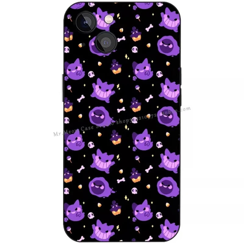 Pokemon Purple Gengar Anime Phone Case